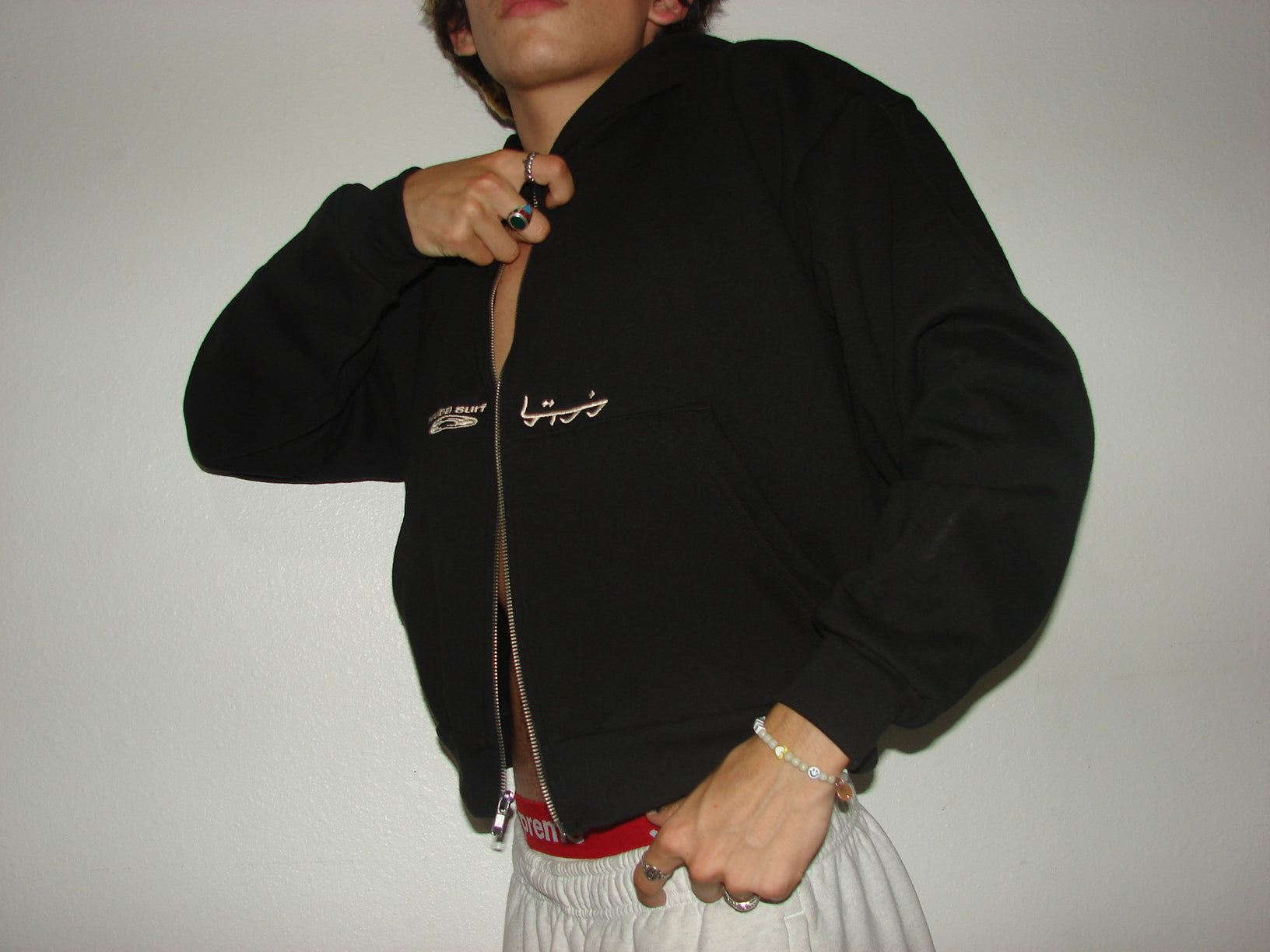 the cropped zip-up: V2