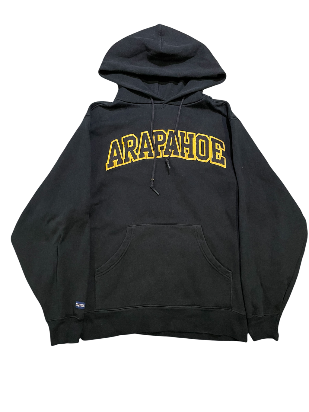 vintage jansport spellout hoodie