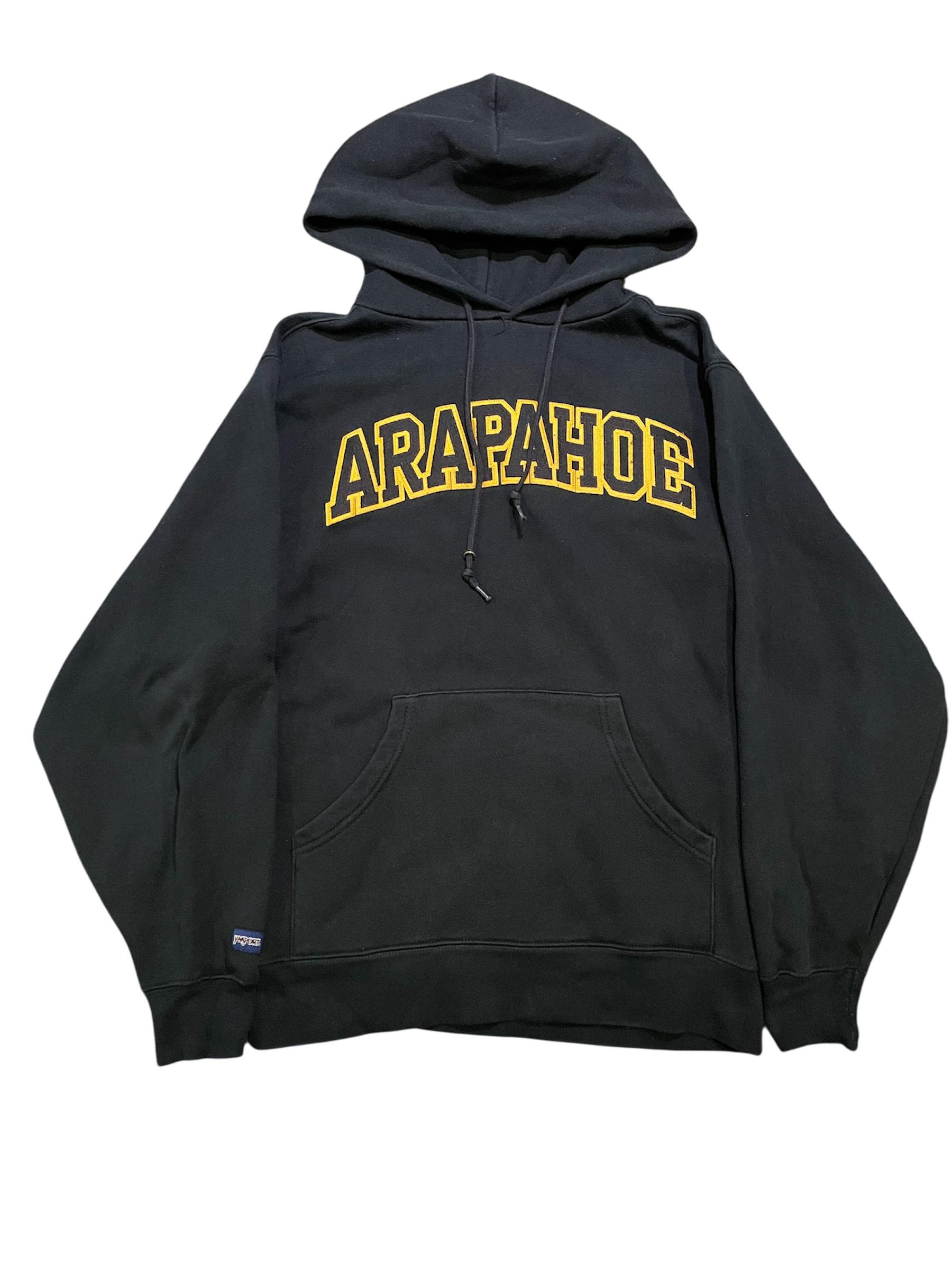 vintage jansport spellout hoodie