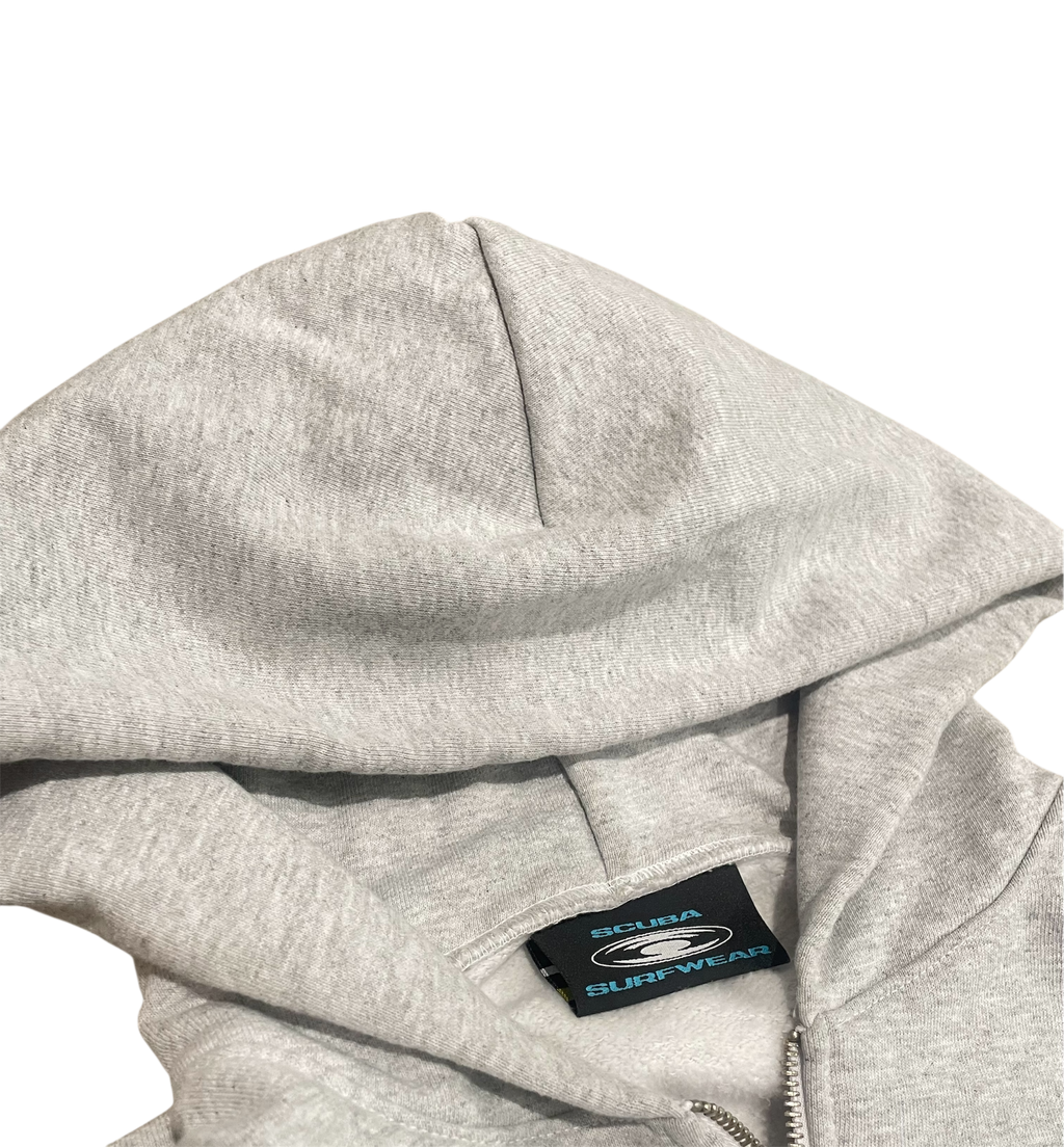 the v1 zip-up grey