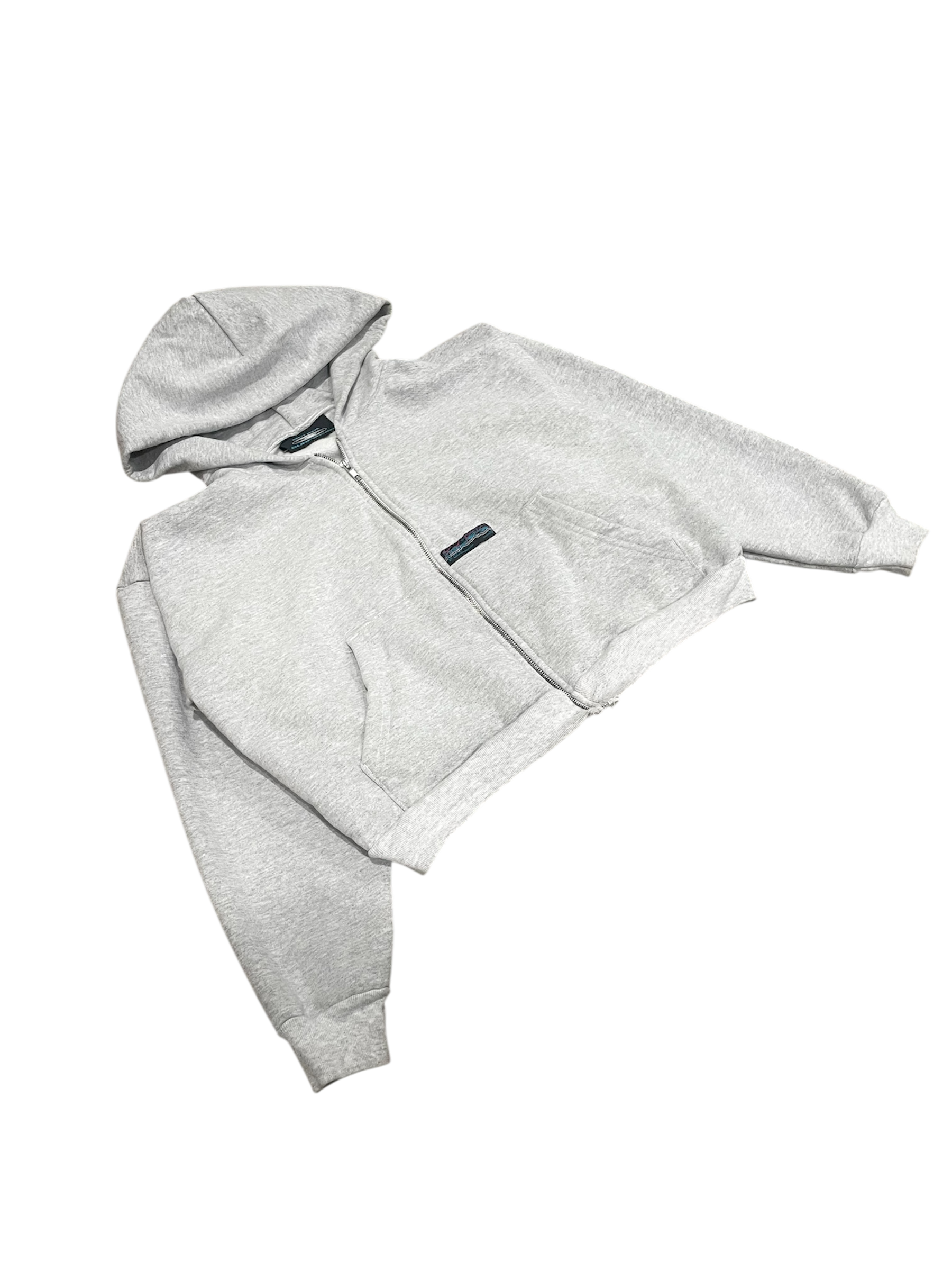 the v1 zip-up grey